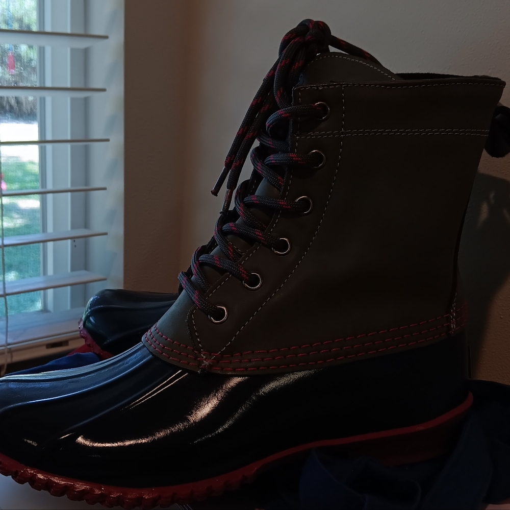 G.H. Bass Harlequin duck boots
